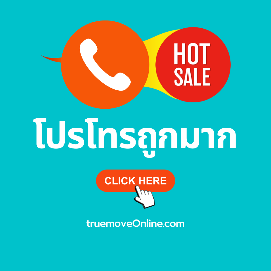 โปรโทรทรู ถูกๆ ทุกเครือข่าย สุดคุ้ม สำหรับเบอร์ทรูเติมเงิน