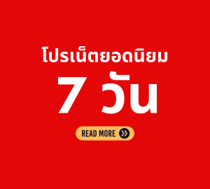 โปรเน็ตทรู 7 วัน ยอดฮิต ล่าสุด