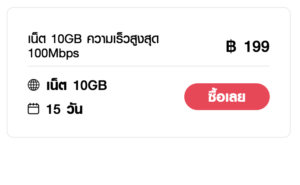 โปรเน็ตทรู 15 วัน ยอดนิยม