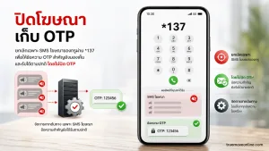 SMS โฆษณาทรูเข้าทุกวันจนข้อความสำคัญถูกดันหาย ยกเลิก SMS โฆษณาทรูอย่างไรโดยไม่ปิด OTP