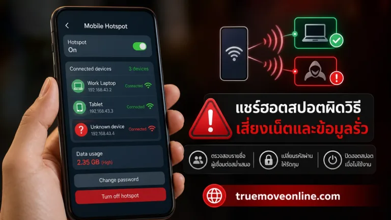 ภาพประกอบเชิงบรรณาธิการเกี่ยวกับ ฮอตสปอตที่แชร์แบบผิดวิธี อาจทำให้คนอื่นดูดเน็ตและข้อมูลคุณได้
